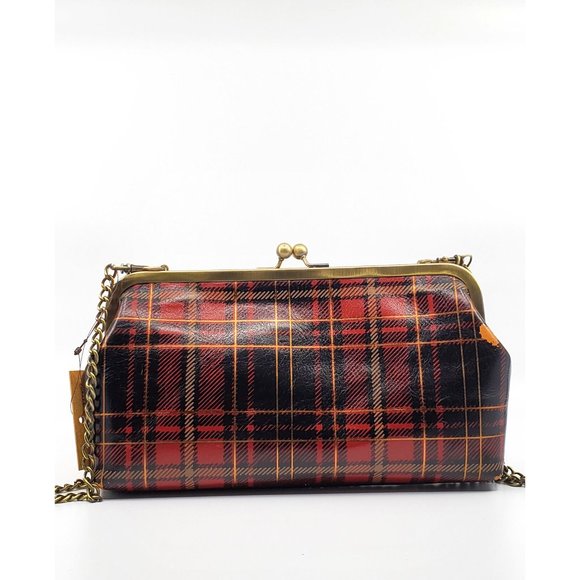 NWD Patricia Nash Red Tartan Potenaz Clutch - Picture 4 of 8